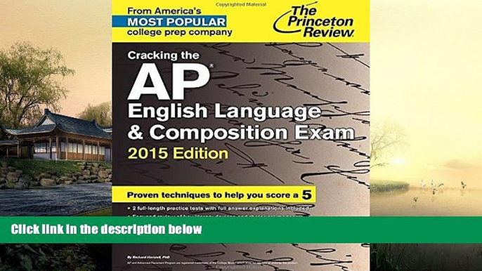 Online Princeton Review Cracking the AP English Language   Composition Exam, 2015 Edition (College