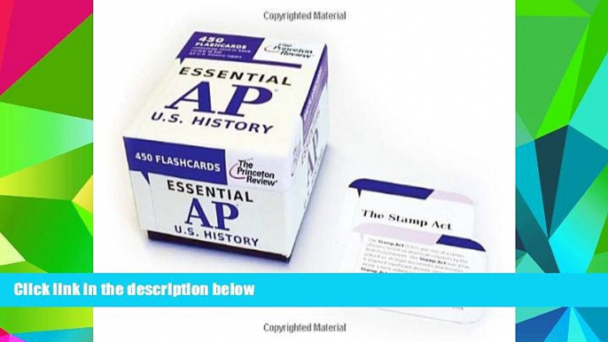 Buy Princeton Review Essential AP U.S. History (flashcards) (College Test Preparation) Full Book