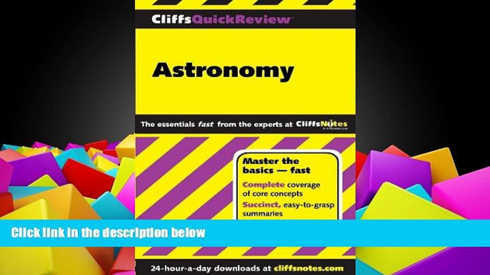 Price CliffsQuickReview Astronomy (Cliffs Quick Review (Paperback)) Charles J Peterson For Kindle