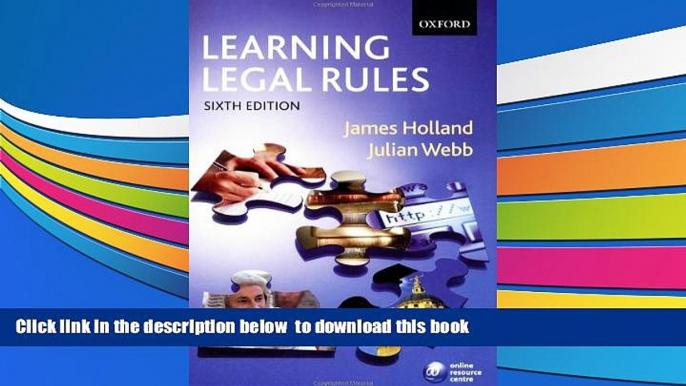 READ book  Learning Legal Rules: A Student s Guide to Legal Method and Reasoning READ ONLINE