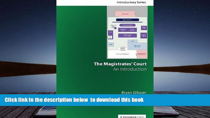 READ book  The Magistrates  Court: An Introduction (Fifth Edition) (Introductory Series) READ