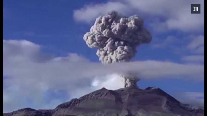 Violente éruption volcanique au Pérou