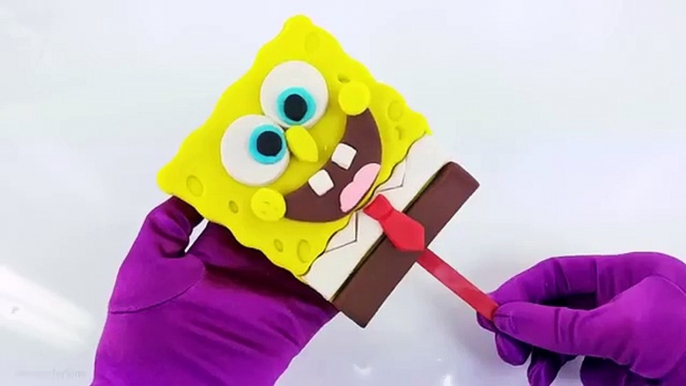 How to Make SpongeBob SquarePants Playdoh Popsicle Do It Yourself DIY Cookie Cutter Kids Art