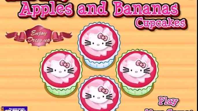 hello kitty apples and banana cupcakes games hello kitty jeux en francais baby games VyQ3keoE46o