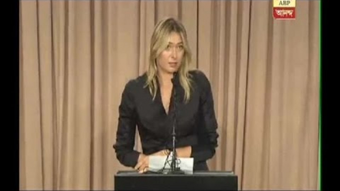 Maria Sharapova says she failed a drug test