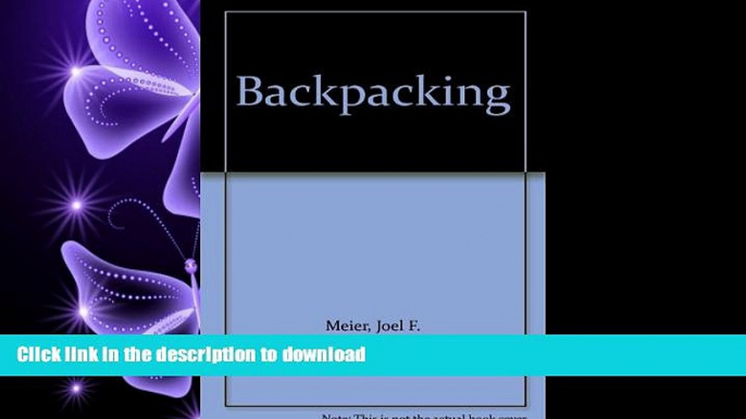 Pre Order Backpacking On Book