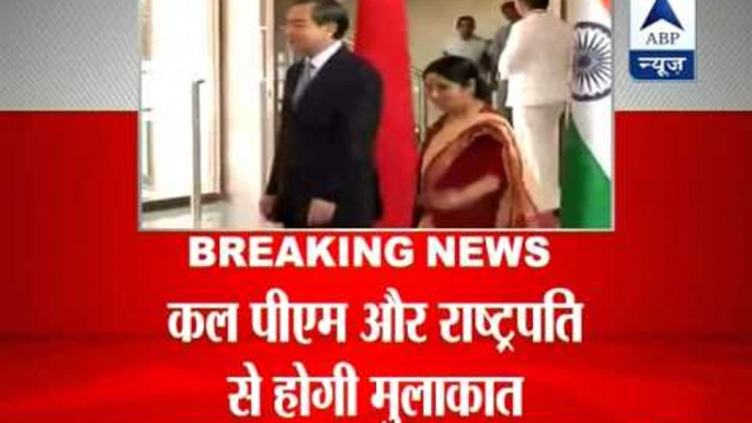 Chinese foreign minister meets Sushma Swaraj