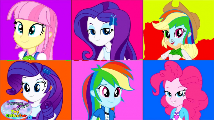 My Little Pony Transforms Equestria Girls Mane 6 Color Swap MLP Surprise Egg and Toy Collector SETC