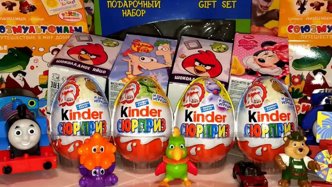 Киндер Сюрприз 40 лет Unboxing Kinder Surprise Eggs Киндер Сюрпризы на русском языке