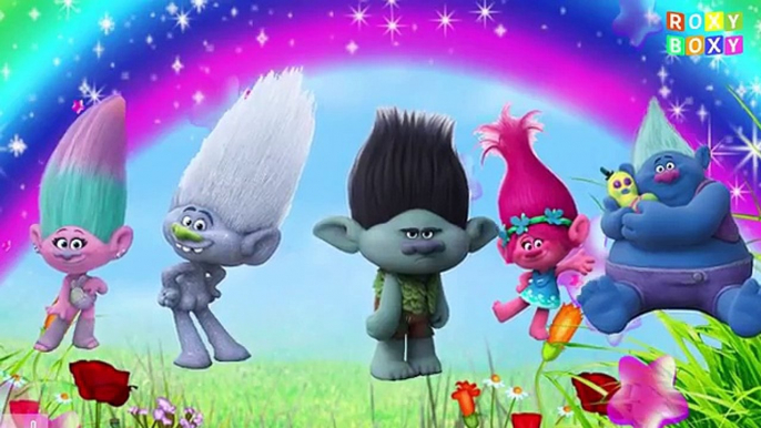 Trolls Family Finger Song - Nursery Rhymes Animation for Kids