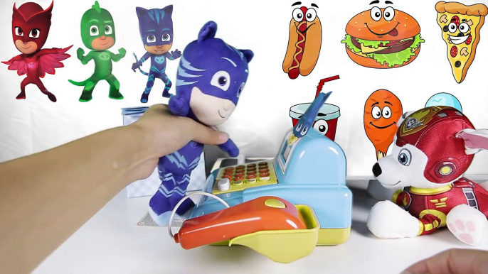 PJ Masks Cooking Part 2 with Paw Patrol Marshall Romeo - Weebles, McDonalds Happy Meal Toys