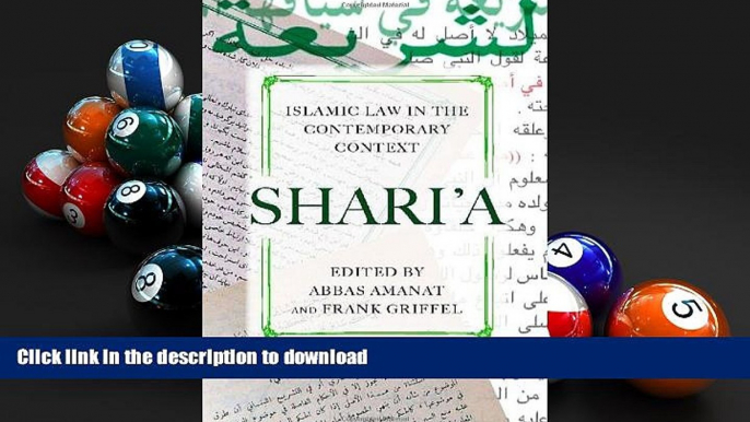 PDF [FREE] DOWNLOAD  Shariâ€™a: Islamic Law in the Contemporary Context [DOWNLOAD] ONLINE