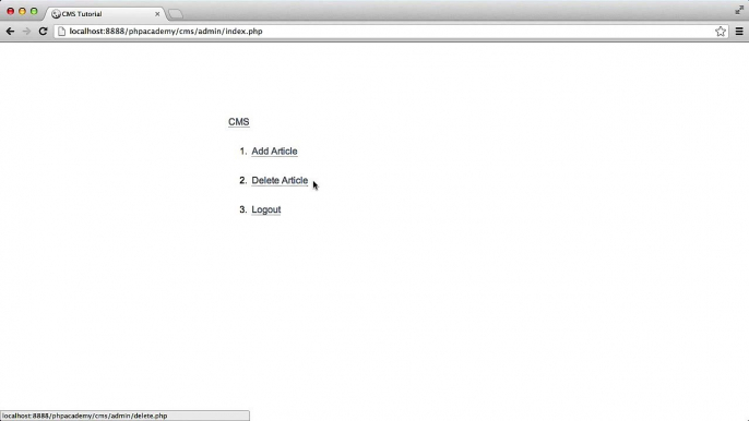 PHP Tutorials | Create a CMS (Custom