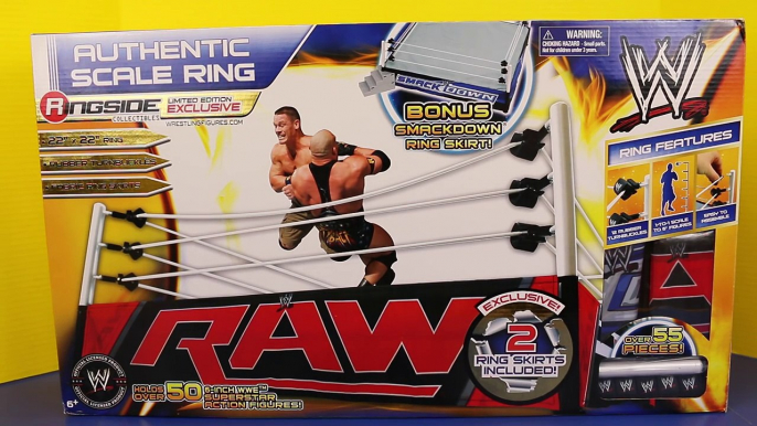 WWE Wrestling Ring Toy Review Barbie Doll Wrestles The Incredible Hulk Doll in SmackDown Ring