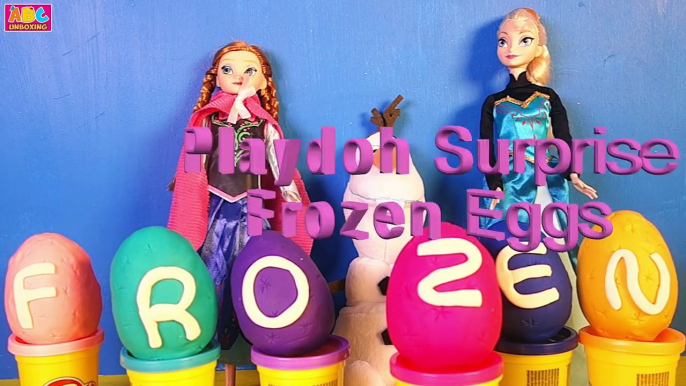 Disney Frozen Play Doh Surprise Eggs Toys - Elsa Anna Olaf Play-Doh Orbeez Surprise Cups and More