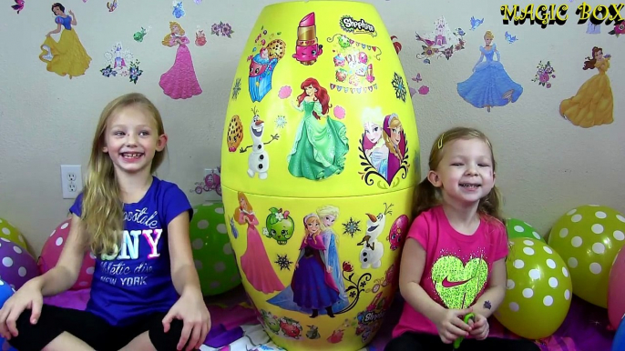 BIGGEST SURPRISE EGGS IN THE WORLD! Surprise Toys Shopkins Surprise Eggs Frozen My Little Pony Toys