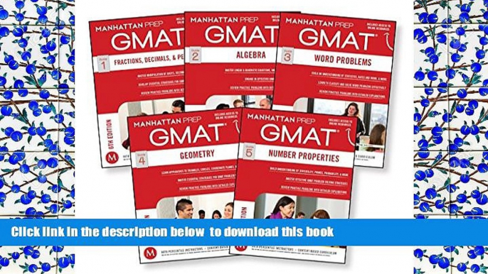 READ book  GMAT Quantitative Strategy Guide Set (Manhattan Prep GMAT Strategy Guides)  FREE BOOK