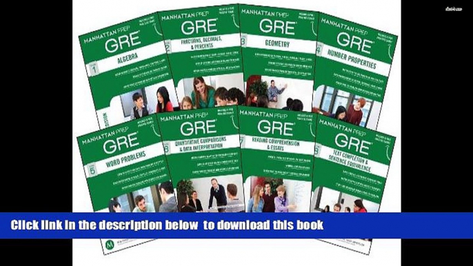 READ book  Manhattan Prep GRE Set of 8 Strategy Guides (Manhattan Prep GRE Strategy Guides)