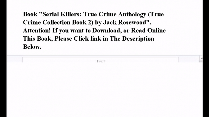 Download Serial Killers: True Crime Anthology (True Crime Collection Book 2) ebook PDF