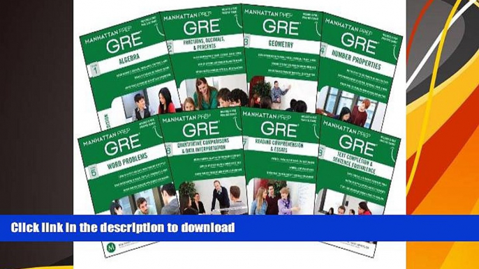 READ book  Manhattan Prep GRE Set of 8 Strategy Guides (Manhattan Prep GRE Strategy Guides) READ