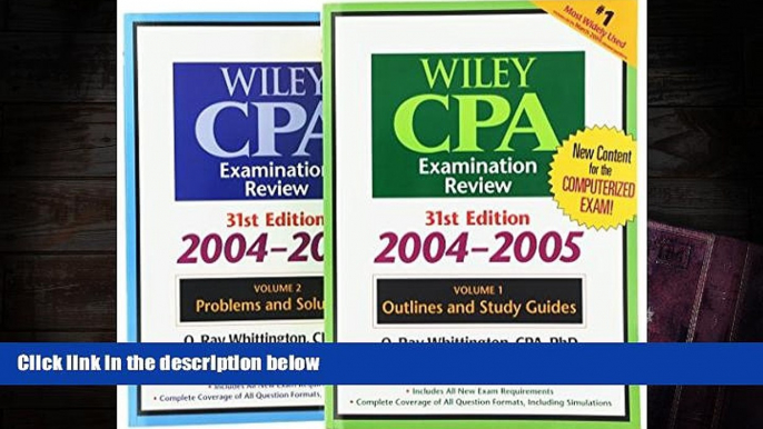 PDF  Wiley CPA Examination Review, Set (Wiley CPA Examination Review: Outlines   Study Guides /