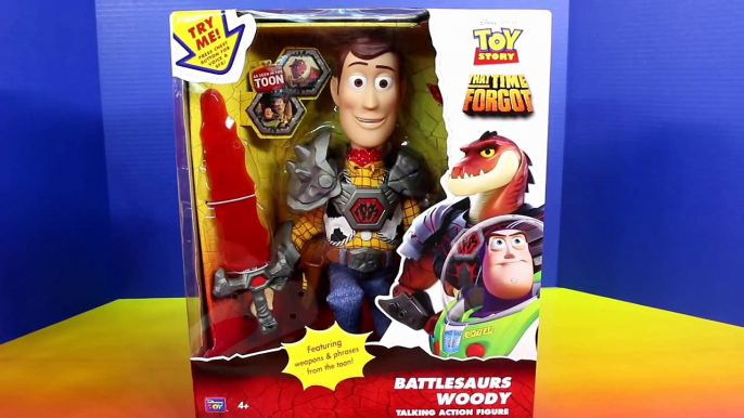 Toy Story That Time Forgot BattleSaurs Woody Buzz Lightyear Action Figure Doll Toys