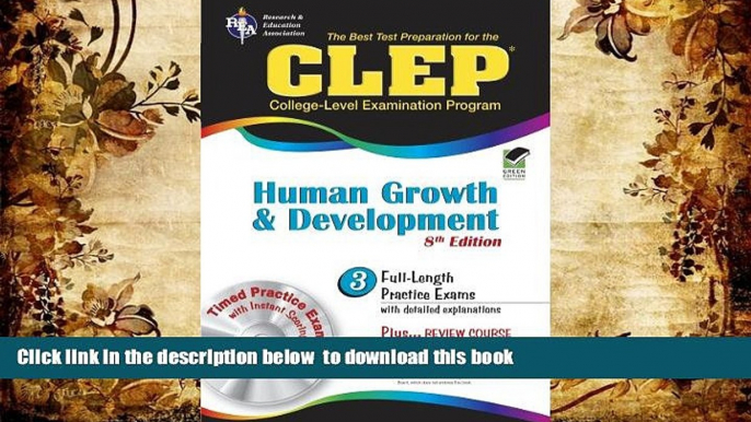 EBOOK ONLINE  CLEP Human Growth and Development 8th Ed. (CLEP Test Preparation) Patricia Heindel