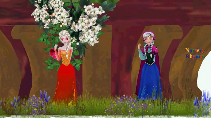 Frozen Elsa And Anna Hokey Pokey Dance For Children | Hokey Pokey Nursery Rhymes for Babies