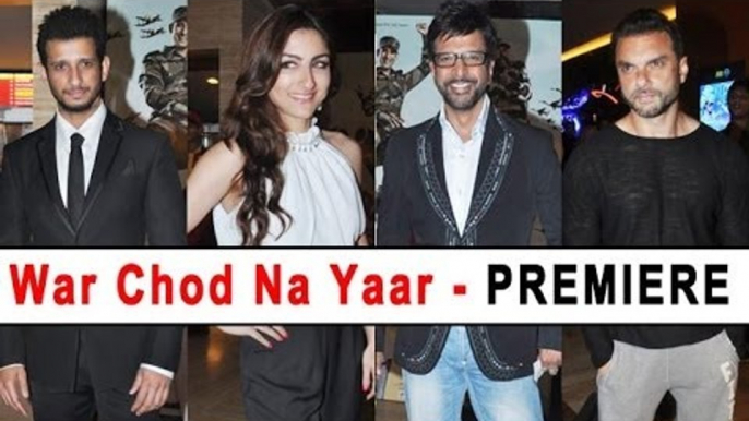 Sharman Joshi, Sohail Khan, Soha Ali Khan And Jaaved Jaaferi At 'War Chhod Na Yaar' Premiere