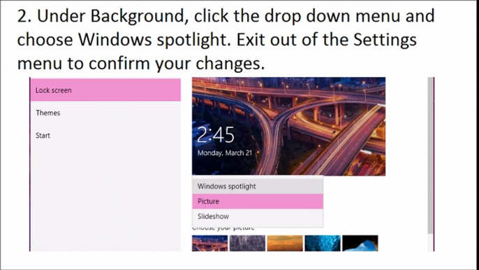 How To Turn Windows Spotlight Lock Screen On in Windows 10