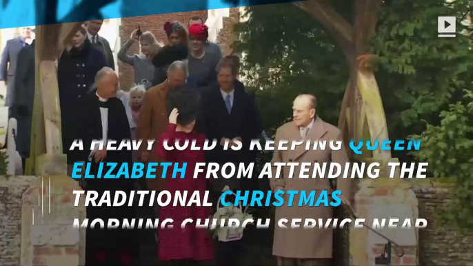 Queen Elizabeth misses Christmas Day church service due to illness