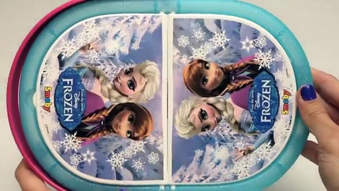 Frozen Picnic Basket Play Set Play Doh Pastry Picnic Disney Princess Anna Elsa Olaf Kristoff DIY