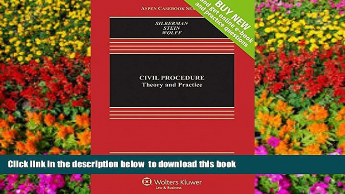 Free [PDF] Download  Civil Procedure: Theory and Practice [Connected Casebook] (Looseleaf)  FREE