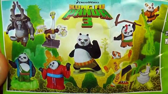 Kung Fu Panda 3 surprise eggs!!! Unboxing 3 Kinder surprise eggs For Kids TOYS Surprise Collection