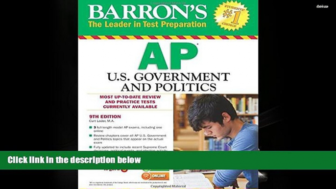 Best Price Barron s AP U.S. Government and Politics, 9th Edition (Barron s AP United States