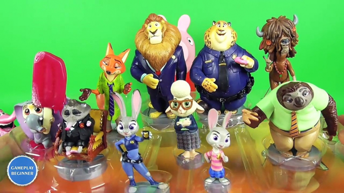 Disney Zootopia Toy Figures · Disney Store · Deluxe Figurine Playset by GPB