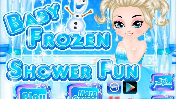 Baby Frozen Games-Baby Frozen Shower Fun Video Play-Baby Games Online-Disney Frozen Games