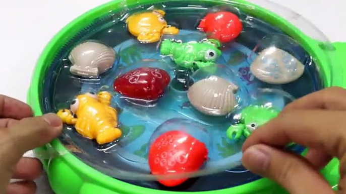 Learning Sea Creatures for Children with Sea Creatures Fishing Toy