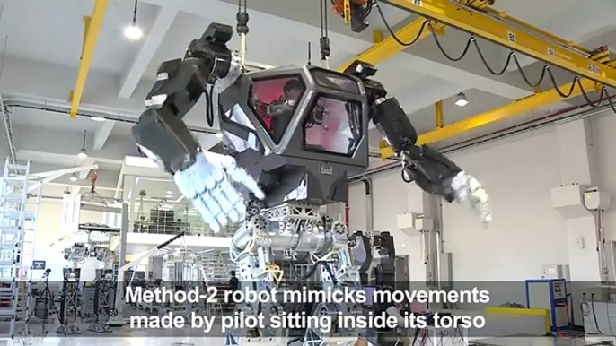 Avatar-style South Korean manned robot takes first baby steps