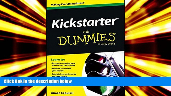 Read  Kickstarter For Dummies  Ebook READ Ebook