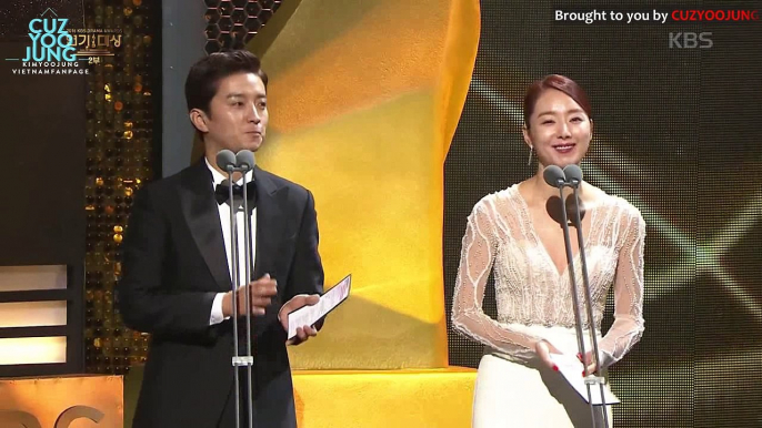 [CuzYooJung] [Vietsub] Kim Yoo Jung at KBS Drama Awards 20161231