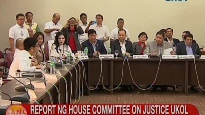 UB: Report ng House Committee on Justice ukol sa umano'y Bilibid drug trade, natapos na