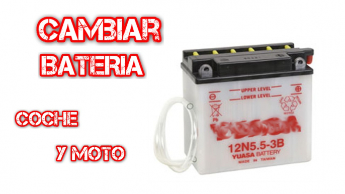 Como cambiar una bateria de un vehiculo 2016 / How to change a vehicle battery 2016