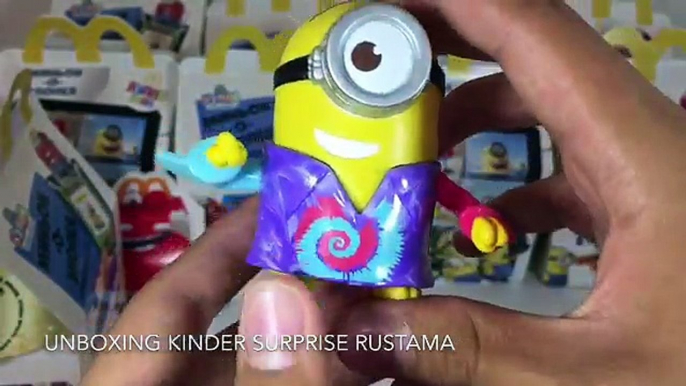 Миньоны Новые Игрушки Хэппи Мил МакДональдс new Minions new toys Unboxing Happy Meal McDonalds