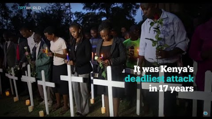 Kenyan students go back to Garissa University after the deadlieast attack by al Shabab in 17 years