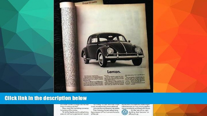 Read Online Remember Those Great Volkswagen Ads? Alfredo Marcantonio For Kindle