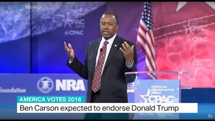 Ben Carson expected to endorse Donald Trump