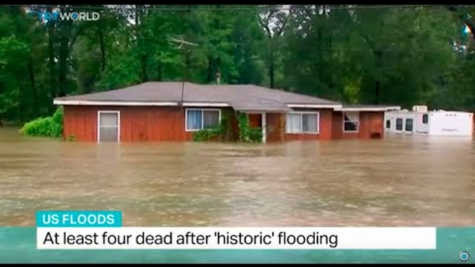 US Floods: At least four dead after 'historic' flooding, Ben Said reports