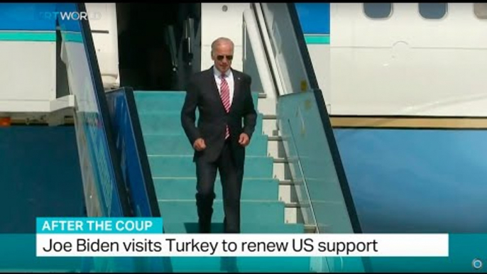 After The Coup: Joe Biden visits Turkey to renew US support, Iolo ap Dafydd reports