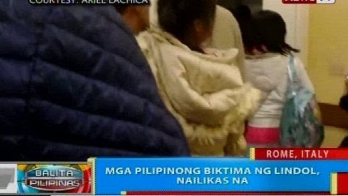 BP: Mga Pilipinong biktima ng lindol, nailikas na